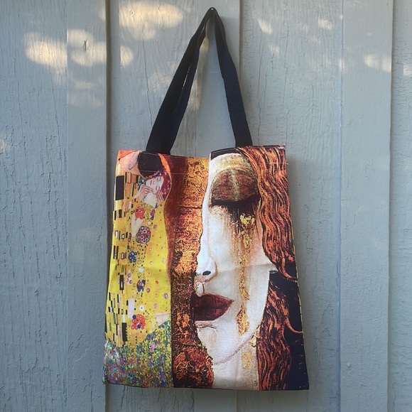New! Small Gustav Klimt Tote - Picture 2 of 2
